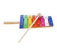 Kisangel Xylophone Percussion en Bois Multicolore pour Garçon Et Filles Tout-Petits 8 Notes avec Base Bois Éveil Musical Jouet Éducatif Intérieur Extérieur