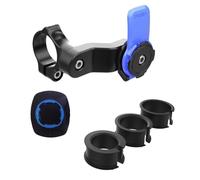 Kisbeibi Support de téléphone pour moto et vélo, support réglable et rotatable à 360°, support universel pour la plupart des appareils GPS de 4,7-7,2 pouces et smartphones. (Bleu)