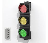 KISDFOND Feux de Circulation, feu Tricolore, Traffic Light, avec Télécommande, feu de quai de Chargement Industriel, Adapté aux Voies de Circulation, Chantiers de Construction, Ponts-Bascules