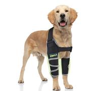 KISFLY Coudière pour chien pour coude et d'épaule canin, dysplasie, arthrose, coude, callosités, escarres, coudières pour une meilleure récupération, avec deux jambes réfléchissantes, taille XS