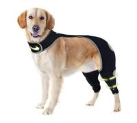 KISFLY Manchon pour chien pour éviter le léchage, manchon de récupération pour chien, résistant à l'usure, manchon de jambe arrière pour chien, protège les plaies, prévient les maladies de la peau,