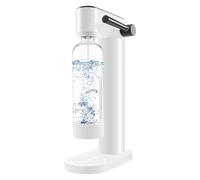 kisidus Machine à Soda Appareil à Gazeifier l'eau avec Bouteille PET de 1 Litre pour Gazéification Domestique sans BPA - Blanc B