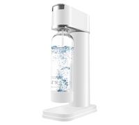 kisidus Machine à Soda Appareil à Gazeifier l'eau avec Bouteille PET de 1 Litre pour Gazéification Domestique sans BPA - Blanc A