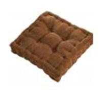 kiskick Coussin de méditation carré pour canapé, sol, grand coussin de sol, coussin de sol uni et épais touffeté, coussin de méditation carré pour balcon, chambre à coucher, tatami, chameau