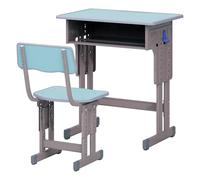 kiskick Ensemble de chaises de bureau pour enfants, table d'étude réglable en hauteur avec tiroir de rangement, ensemble de chaises de bureau ergonomiques avec crochet pour sac à dos, bureau