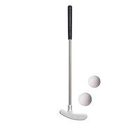 kiskick Entraînement de Golf, Mini Club de Putter de Golf avec 2 balles de Golf pour améliorer la précision de l'entraînement de Golf intérieur et extérieur TPR Grip droitier gaucher en Acier i
