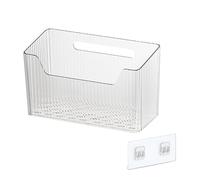 kiskick Étagère de rangement murale polyvalente pour porte d'armoire - Organisateur mural autocollant pour cuisine et salle de bain - Charge moyenne de 7 kg