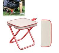 kiskick Tabouret de camping portable et pliable pour enfants, marchepied pliable pour enfants, pour le jardinage, la pêche, le barbecue, la randonnée avec sac de transport, chaise de pique-nique et