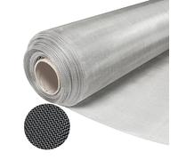 KISKIS Moustiquaire en acier inoxydable 304 tissé 20 mailles pour grille d'aération, rouleau de filtre en maille fine, facile à couper et robuste pour porte, terrasse, cage de jardin, 120 x 500 cm