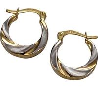 KISMA Bijoux Créoles Boucles d'oreilles en or 375 D2KIO0125-006