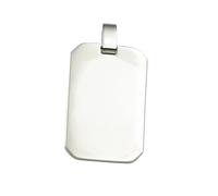 Kisma Bijoux Pendentif Id Marque Acier Inoxydable Pour Chaînes Kih0126-009