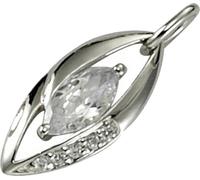 KISMA Bijoux pendentif pour chaînes blanc argent sterling 925 KIH0107-018