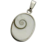 KISMA Bijoux Pendentif Shivas Eye blanc argent sterling 925 KIH0113-003