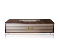 Kisonli Enceinte Bluetooth Vintage Antika SuperBass, USB/AUX/TF Card/Sound Bar Puissante pour Smartphones, Tablettes et PC