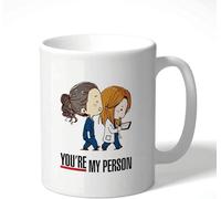 kisoyo Grey's Anatomy Tasse à café en céramique avec inscription « You're My Person » 325 ml