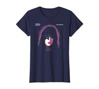 Kiss - 1978 Paul Stanley T-Shirt, Femme, Bleu Marine, XL