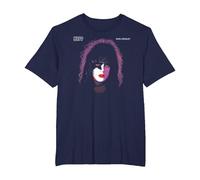 Kiss - 1978 Paul Stanley T-Shirt, Homme Grandes Tailles, Bleu Marine, 5X Tall