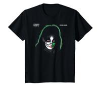 Kiss - 1978 Peter Criss T-Shirt, Enfant, Noir, 4 Ans