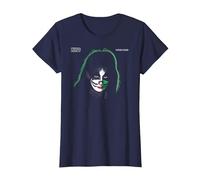 Kiss - 1978 Peter Criss T-Shirt, Femme, Bleu Marine, XL