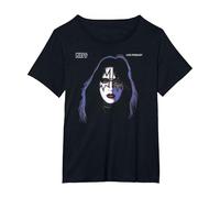 Kiss - Ace Frehley 1978 T-Shirt, Femme Grandes Tailles, Noir, 3X