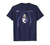 Kiss - Ace Frehley 1978 T-Shirt, Homme, Bleu Marine, L