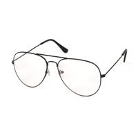 Kiss AIR FORCE Lunettes de Vue Homme Femme - Style Aviateur avec Monture Métal Légère & Résistante - Verres Transparents, Photochromiques ou Anti-Lumière Bleue pour PC, TV, Travail & Gaming