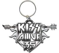 Kiss - "Alive 35 Tour" Porte-clés RO7570 (taille unique) (Argent)