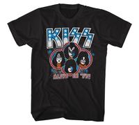 KISS - Alive En 77 - Manches Courtes - Adulte - T-Shirt
