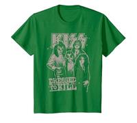 Kiss - Allez et Aime-Moi T-Shirt, Enfant, Vert Kelly, 3 Ans