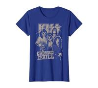 Kiss - Allez et Aime-Moi T-Shirt, Femme, Bleu Royal, XXL