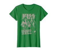 Kiss - Allez et Aime-Moi T-Shirt, Femme, Vert Kelly, XL