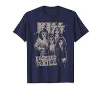 Kiss - Allez et Aime-Moi T-Shirt, Homme, Bleu Marine, 3XL
