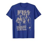 Kiss - Allez et Aime-Moi T-Shirt, Homme, Bleu Royal, XL