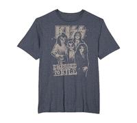 Kiss - Allez et Aime-Moi T-Shirt, Homme Grandes Tailles, Bleu Chiné, 3X Tall