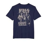 Kiss - Allez et Aime-Moi T-Shirt, Homme Grandes Tailles, Bleu Marine, 5X Tall