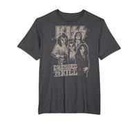 Kiss - Allez et Aime-Moi T-Shirt, Homme Grandes Tailles, Chiné Foncé, 3X Tall