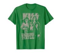 Kiss - Allez et Aime-Moi T-Shirt, Homme, Vert Kelly, XL