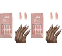 KISS Bare-But-Better Nails - Nude Glow (Lot de 2)
