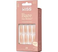 KISS Bare But Better TruNude Fake Nails Nude Nail Shades Manicure Set 28 Chip Proof Smudge Proof Glue-On Nails