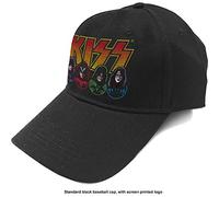 Kiss - Cappello (Unisex-U) Logo-Faces & Icons (Nero) [Import]