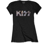 Kiss Classic Band Logo Skinny Fit T Shirt Size L