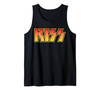 Kiss - Classique Débardeur, Homme, Noir, XL