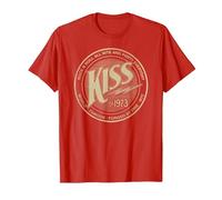 Kiss - Connu dans Le Monde Entier T-Shirt, Homme, Rouge, M