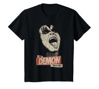 Kiss Demon Rock Rock Music Band T-Shirt, Enfant, Noir, 8 Ans