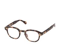 Kiss DEPP & ICONIC Lunettes de Vue Homme Femme - Style Moscot Vintage & Design Compact - Verres Anti-Lumière Bleue UV & Anti-Reflets PC, Gaming, TV - Look Chic & Décontracté avec Détails Métalliques