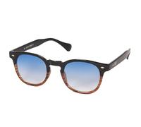 Kiss DEPP Lunettes de Soleil Homme Femme - Vintage Style Moscot Années 70 Johnny Depp Capitaine Jack - Monture Rectangulaire Iconique avec Rivets Métalliques - Verres Multicolores UV400 Look Élégant