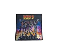 Kiss - Destroyer - Halle15Clothes - Écusson, Noir , 10x10