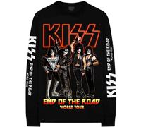 Kiss - "End Of The Road Tour" T-shirt unie homme/femme manches longues RO9866 (M) (Noir)