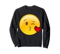 Kiss Face Love Hearts, Joli Couple Romantique Sweatshirt