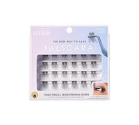 Kiss Faux-cils individuels Lengthening Wisps avec nœud – 24 pièces
